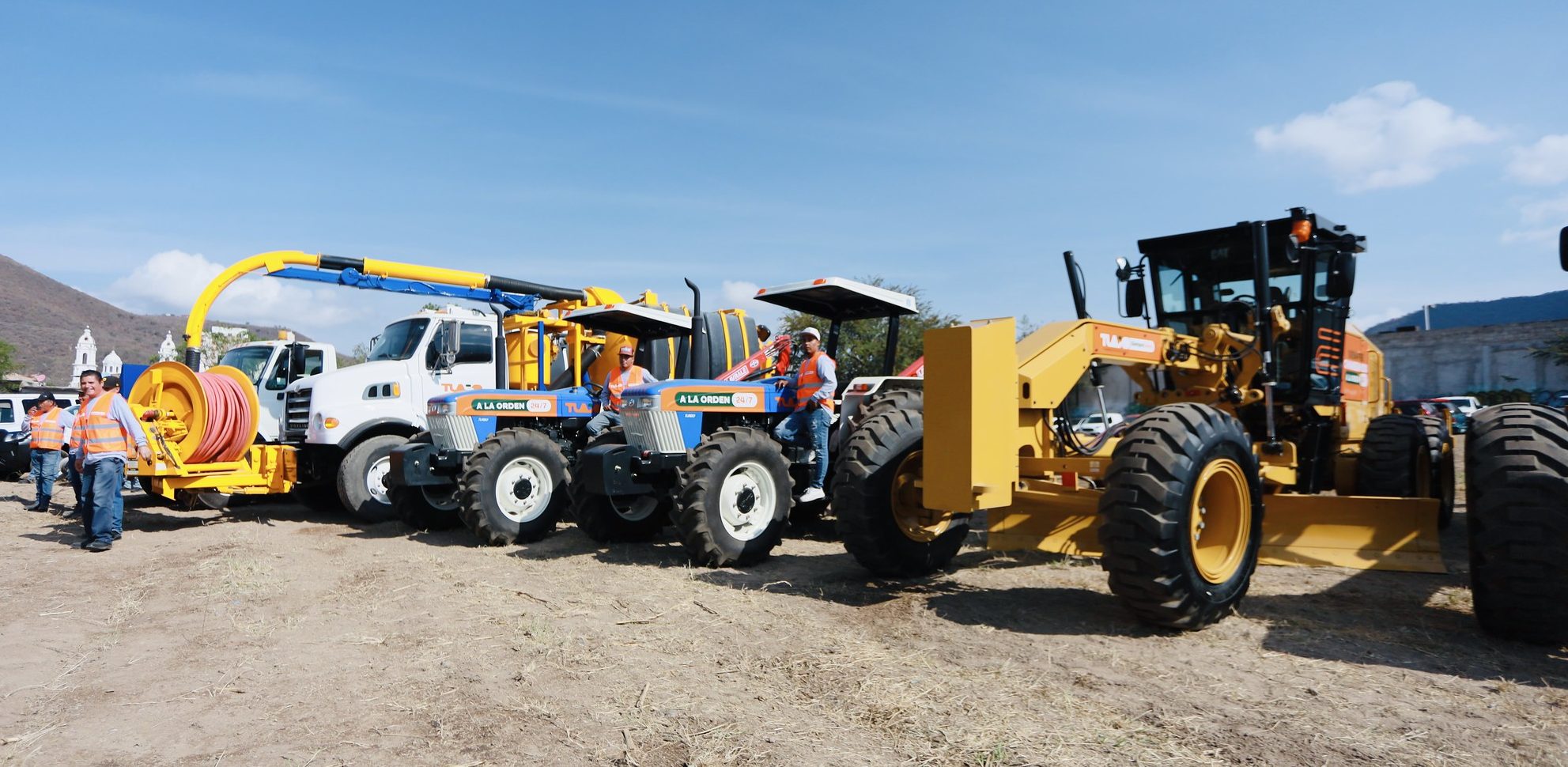 Tlajomulco invierte 256 mdp en 20 unidades de maquinaria pesada